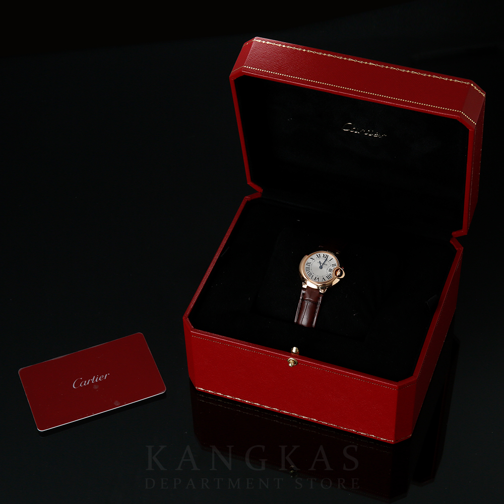 CARTIER(USED)까르띠에 발롱블루 28 WGBB0007