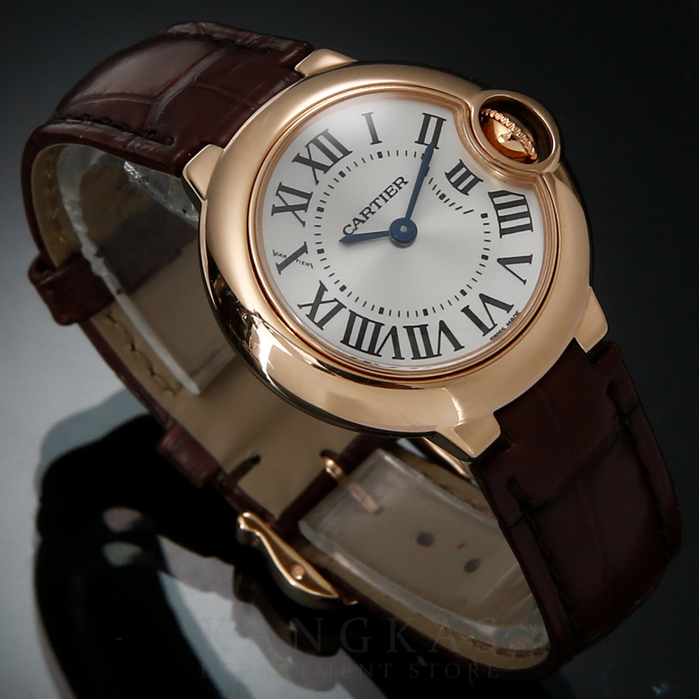 CARTIER(USED)까르띠에 발롱블루 28 WGBB0007