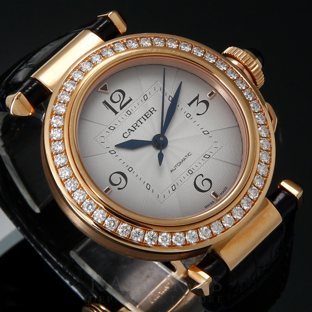 CARTIER(USED)까르띠에 파샤 드 까르띠에 금통 다이아베젤