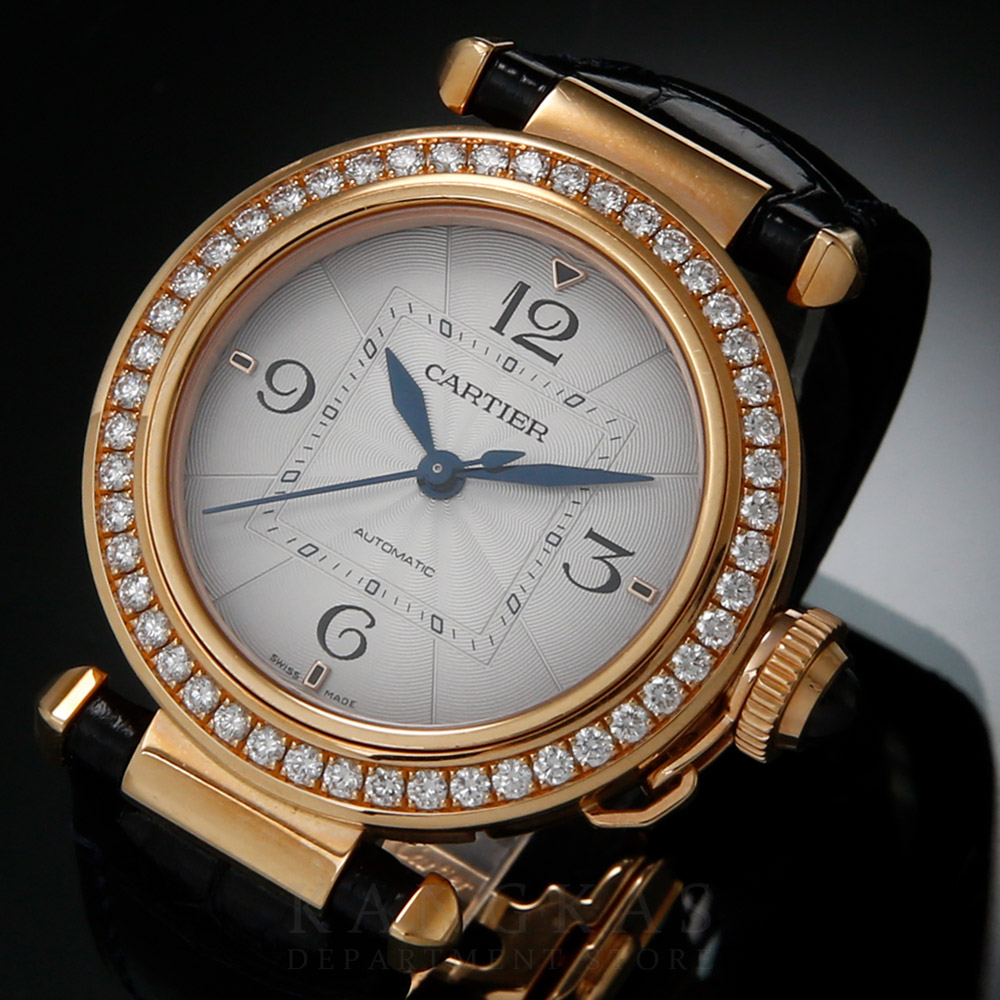 CARTIER(USED)까르띠에 파샤 드 까르띠에 금통 다이아베젤