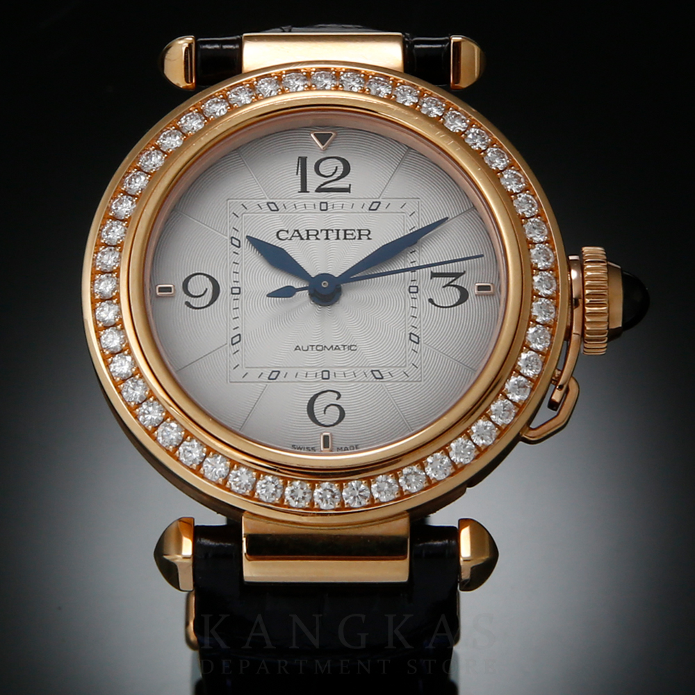 CARTIER(USED)까르띠에 파샤 드 까르띠에 금통 다이아베젤