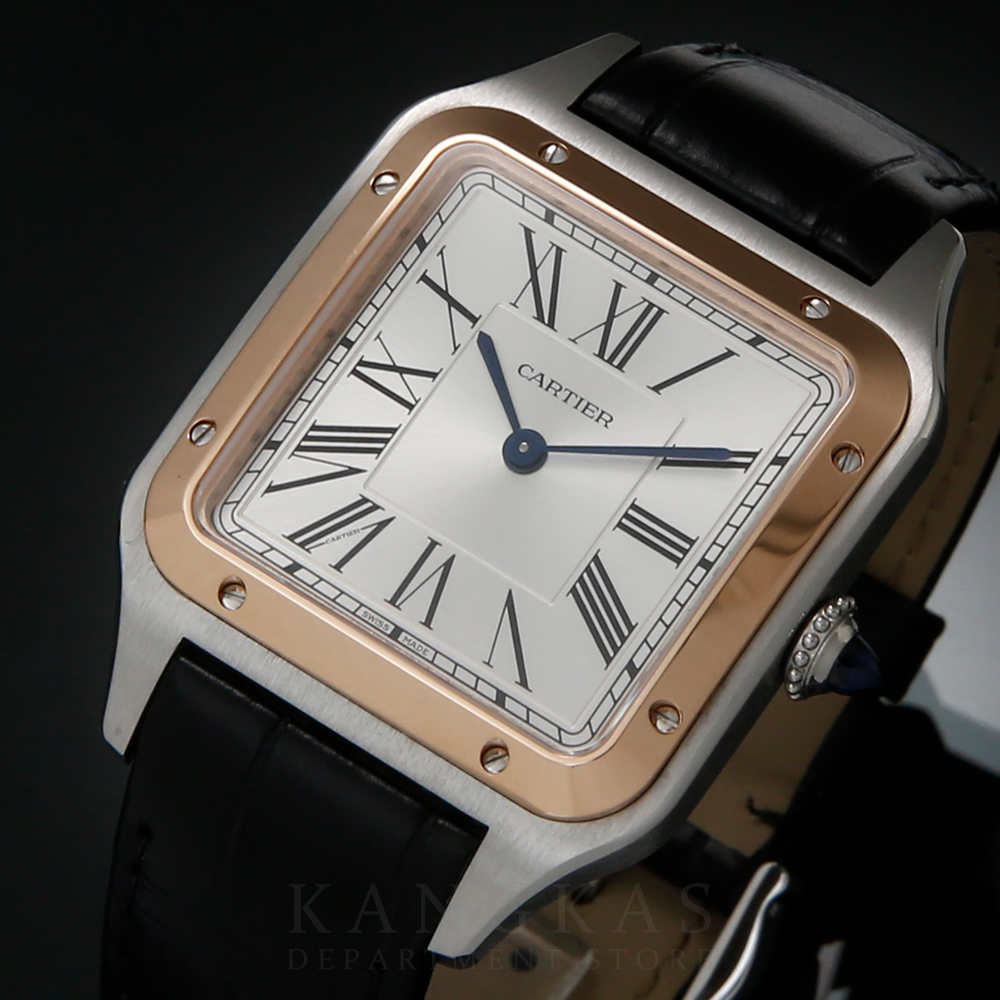 CARTIER(USED)까르띠에 산토스 뒤몽 콤비 라지 W2SA0011