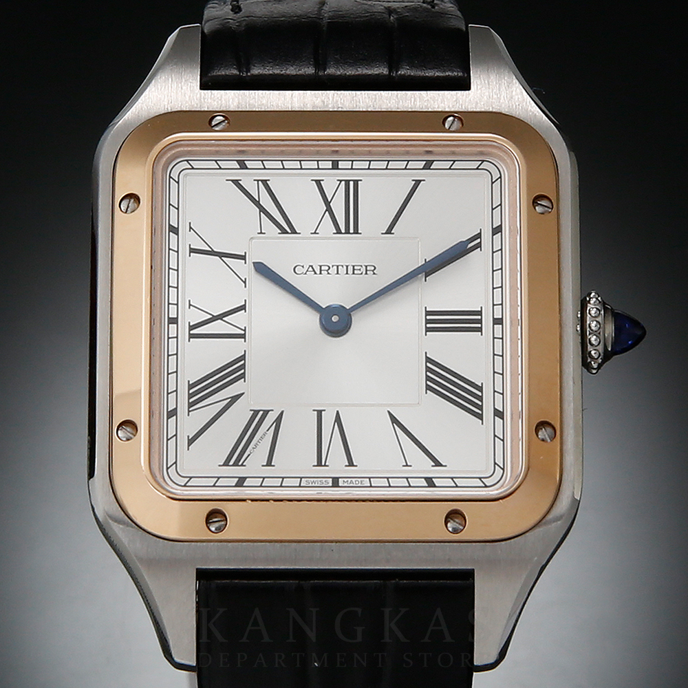 CARTIER(USED)까르띠에 산토스 듀몽 쿼츠 라지
