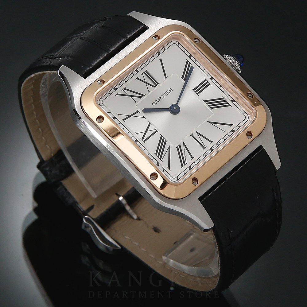 CARTIER(USED)까르띠에 산토스 듀몽 쿼츠 라지