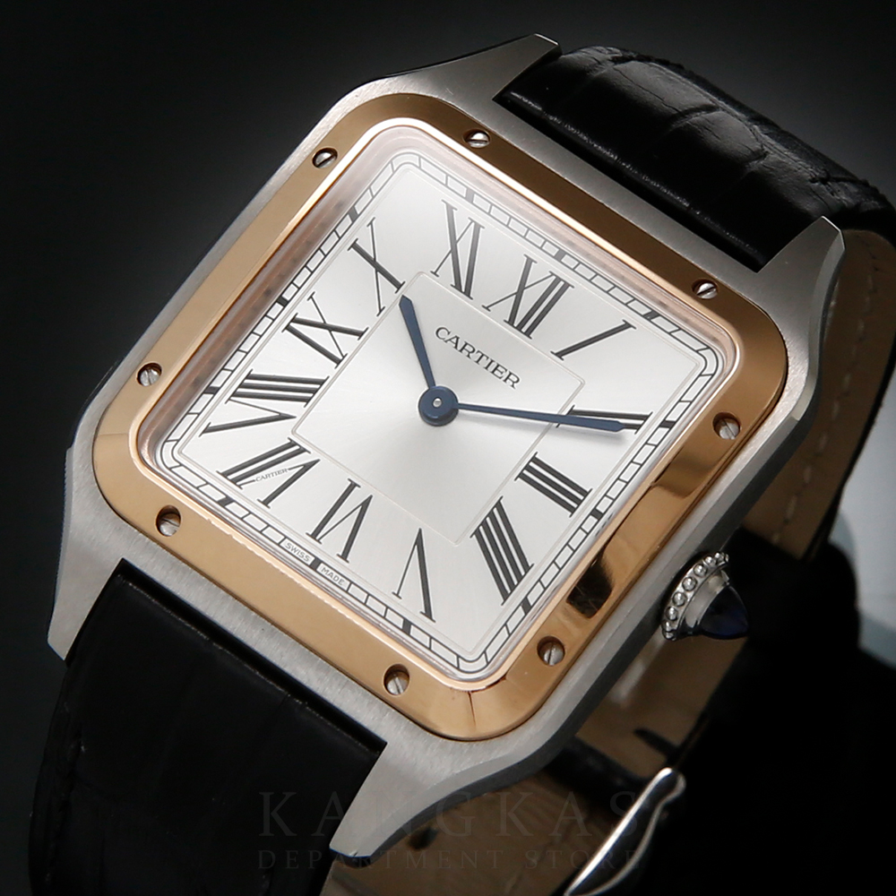 CARTIER(USED)까르띠에 산토스 듀몽 쿼츠 라지
