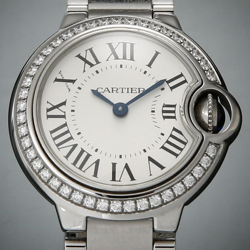 CARTIER(USED)까르띠에 발롱블루 다이아 스틸 워치