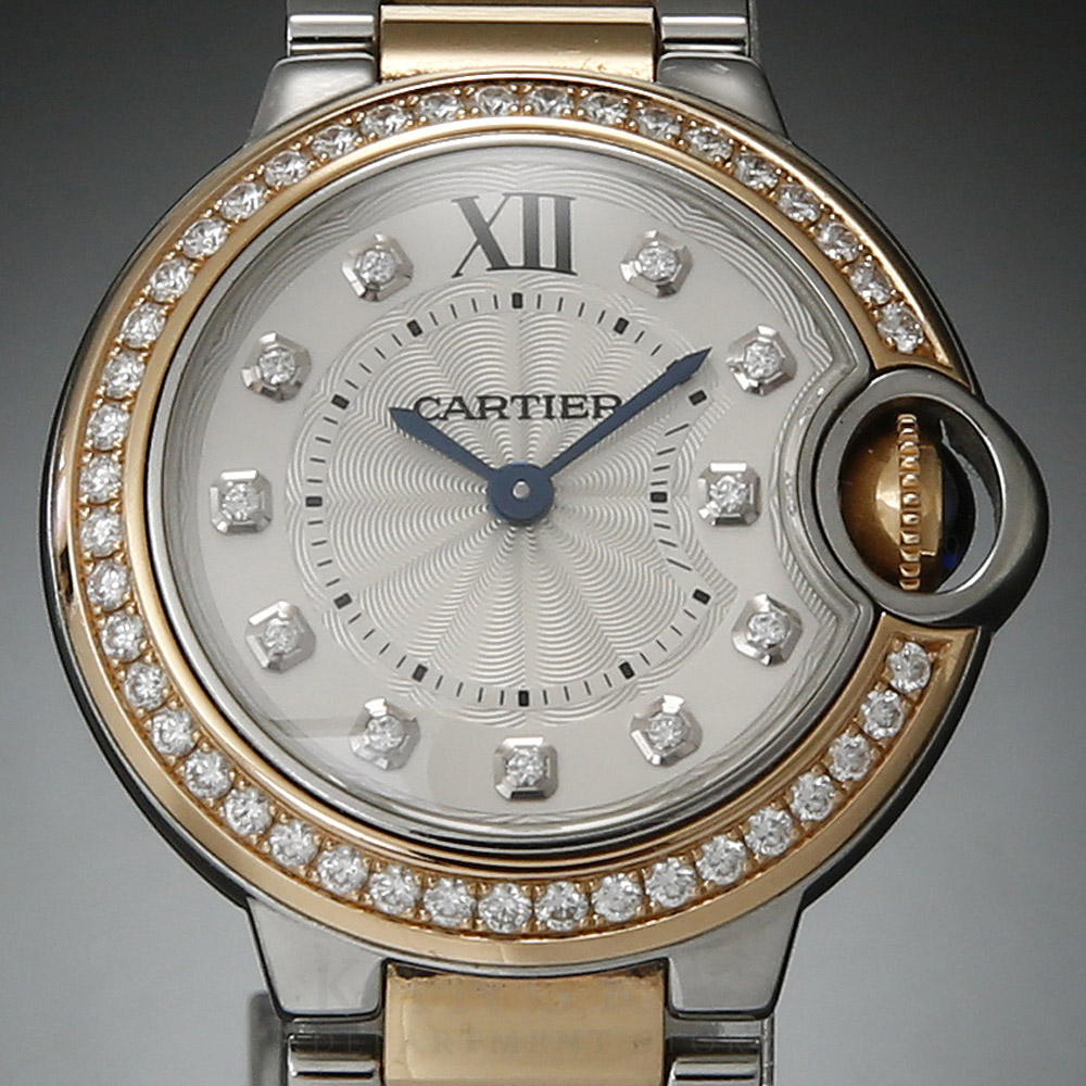 CARTIER(USED)까르띠에 다이아 베젤 발롱블루28