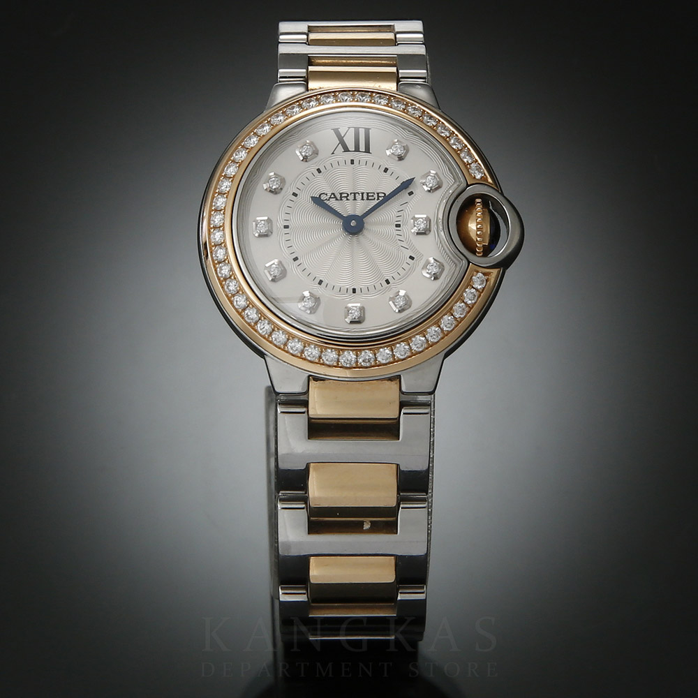 CARTIER(USED)까르띠에 다이아 베젤 발롱블루28