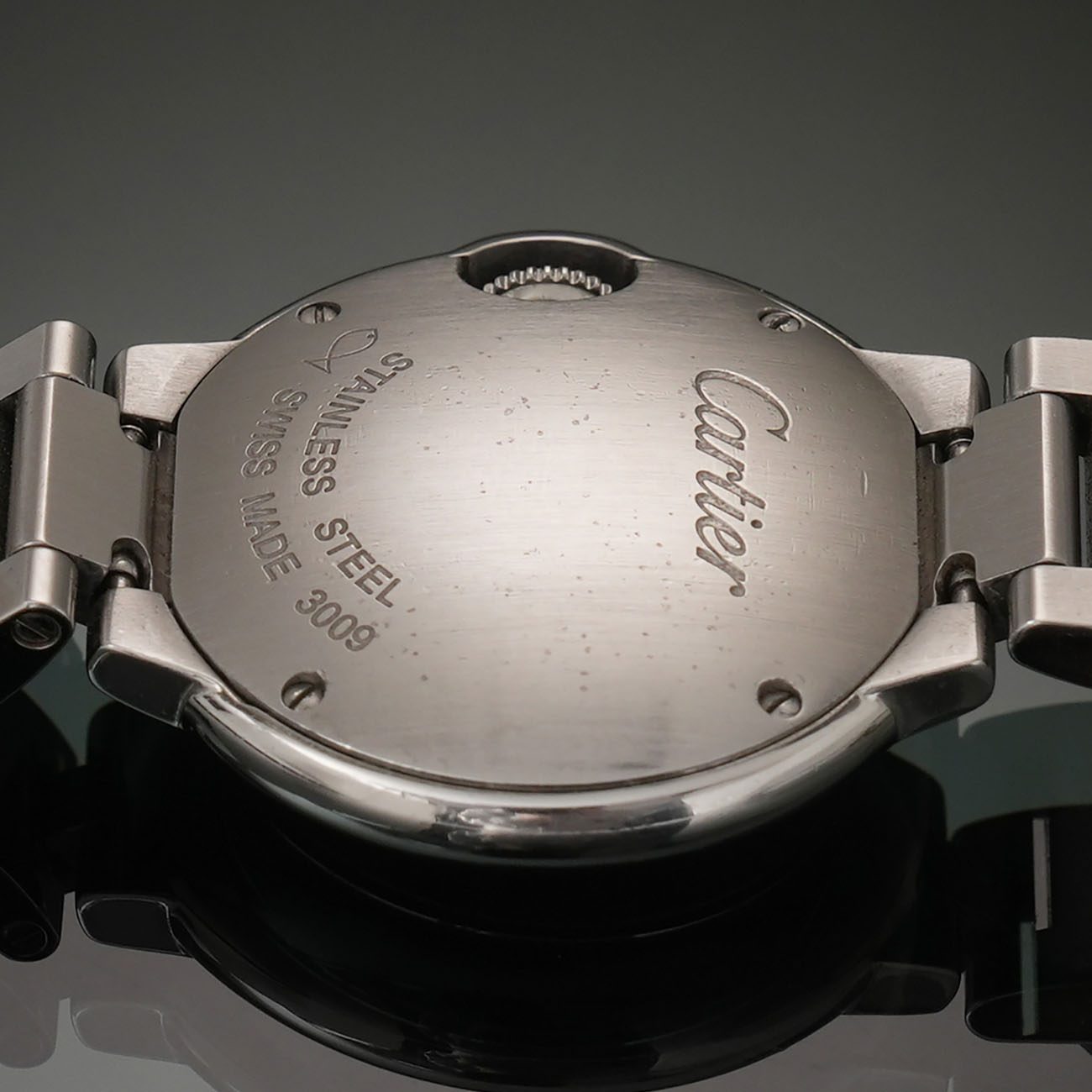 CARTIER(USED)까르띠에 발롱블루 28 스틸 쿼츠 W69010Z4
