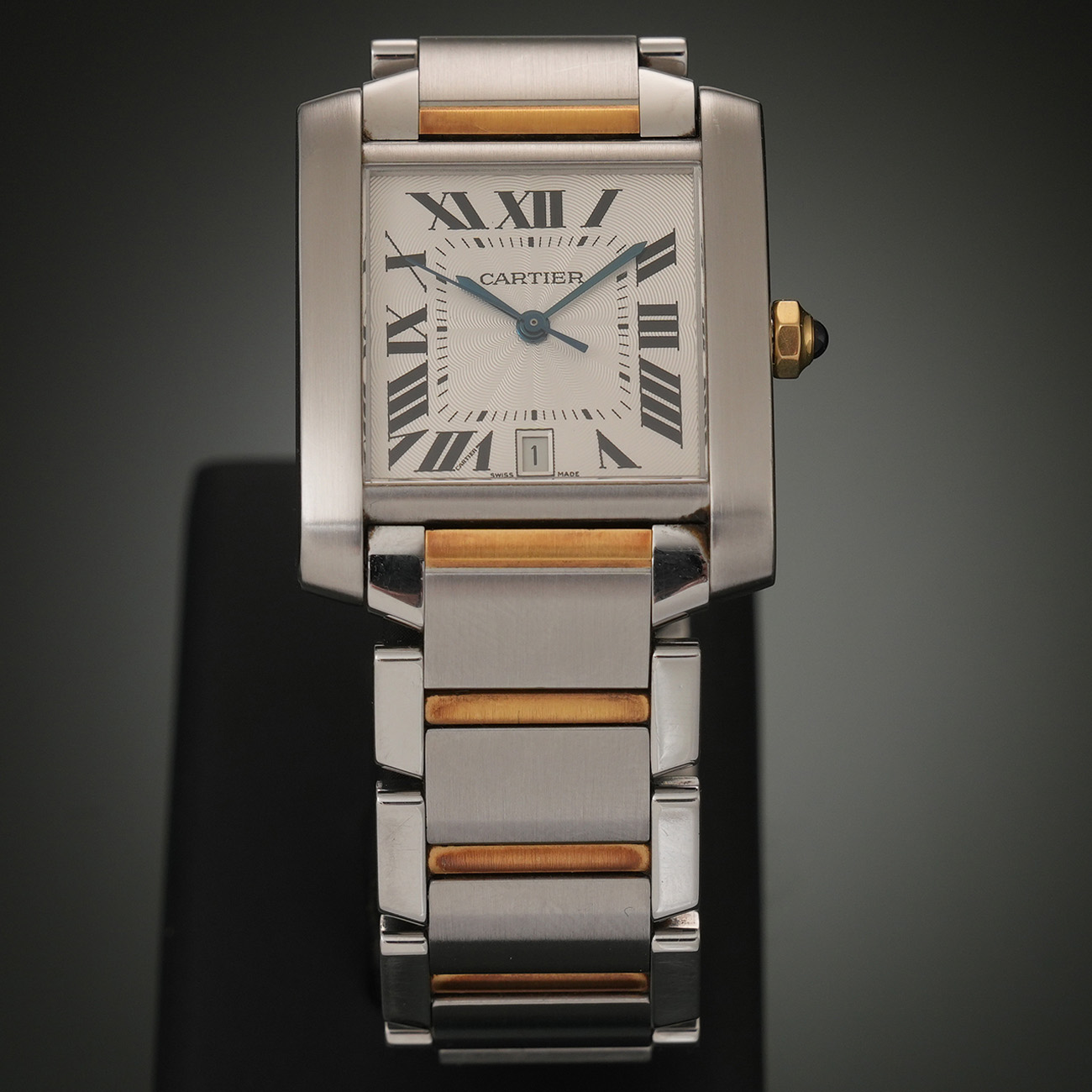 CARTIER(USED)까르띠에 탱크 프랑세즈 콤비 라지 W51005Q4