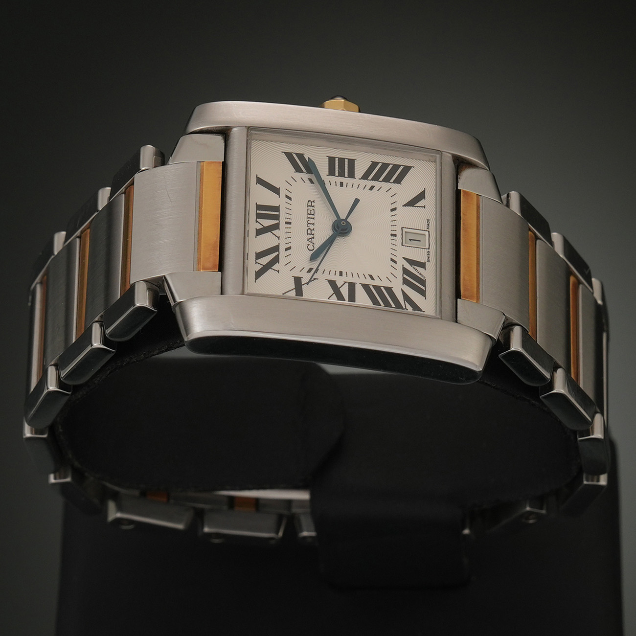 CARTIER(USED)까르띠에 탱크 프랑세즈 콤비 라지 W51005Q4