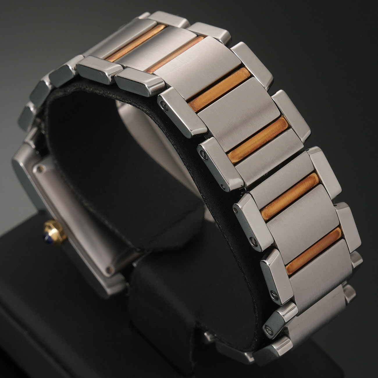 CARTIER(USED)까르띠에 탱크 프랑세즈 콤비 라지 W51005Q4