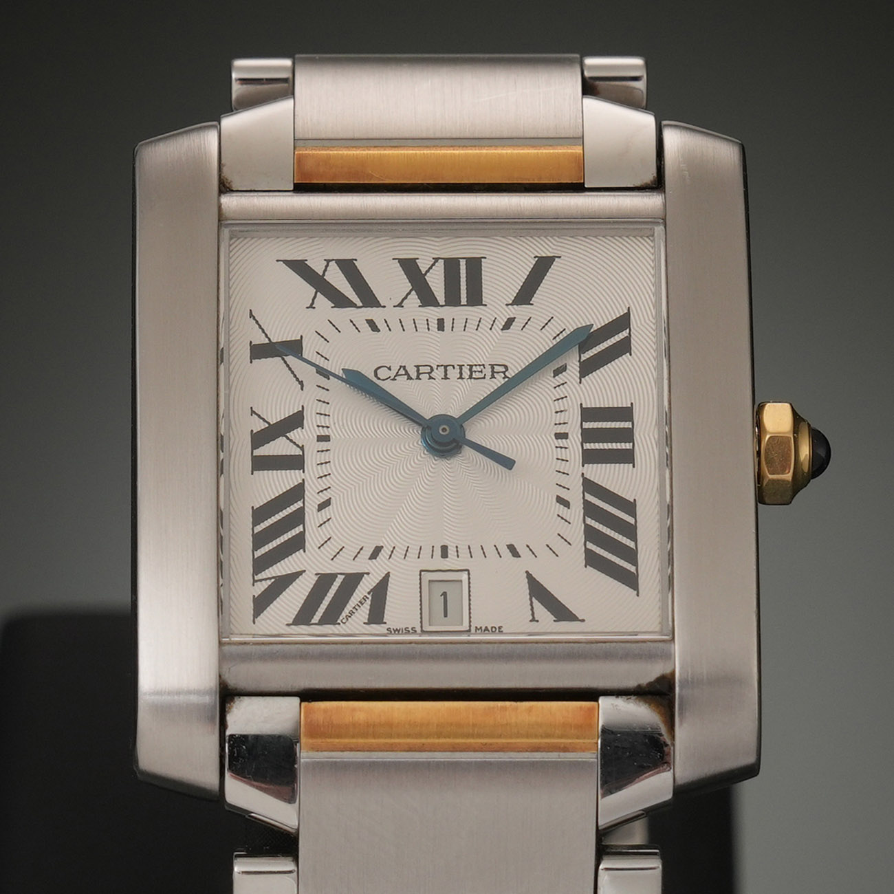 CARTIER(USED)까르띠에 탱크 프랑세즈 콤비 라지 W51005Q4