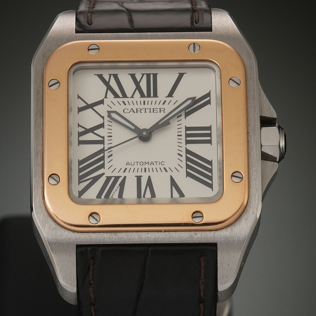 CARTIER(USED)까르띠에 산토스 100 미듐 W20107X7