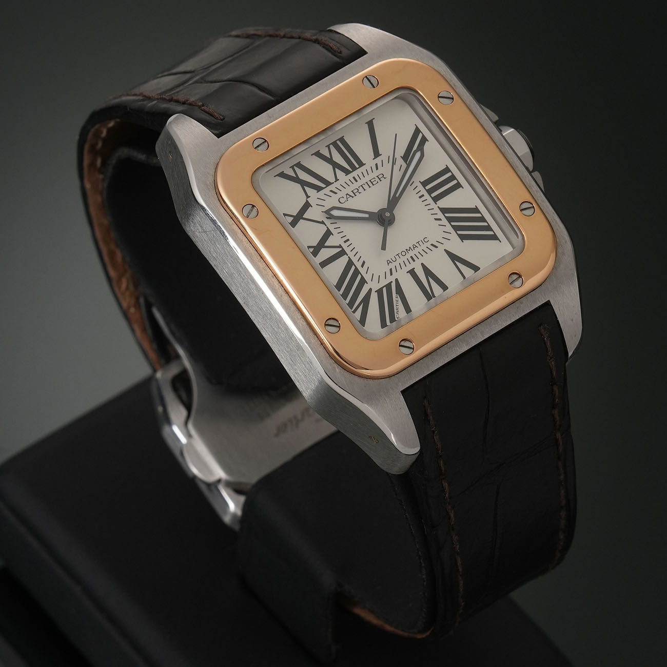CARTIER(USED)까르띠에 산토스 100 미듐 W20107X7