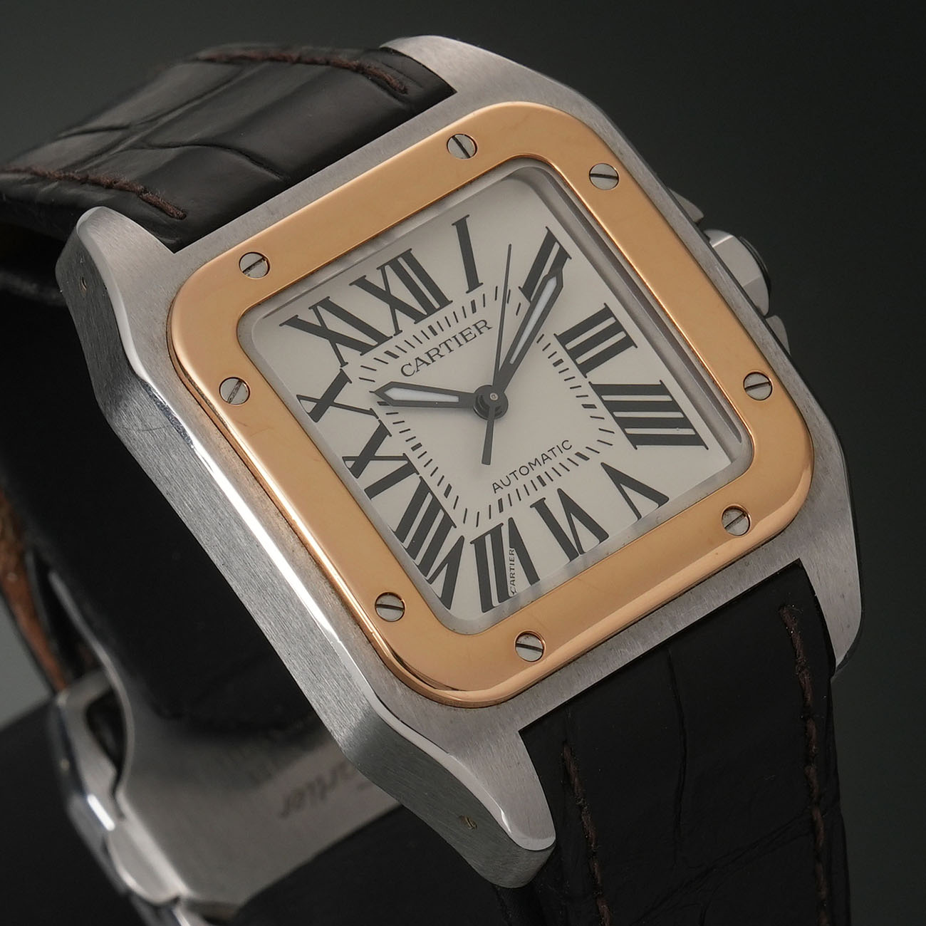 CARTIER(USED)까르띠에 산토스 100 미듐 W20107X7