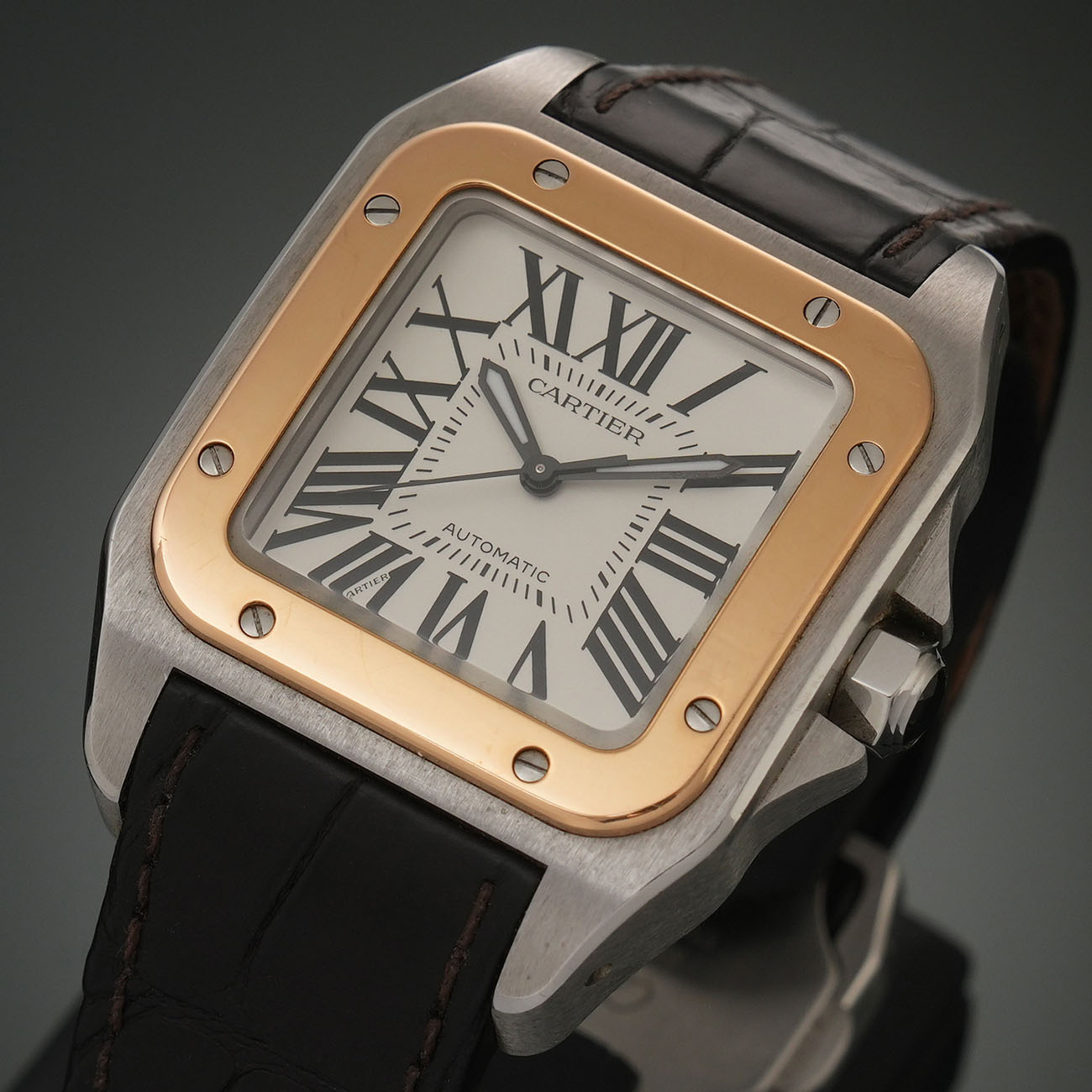 CARTIER(USED)까르띠에 산토스 100 미듐 W20107X7
