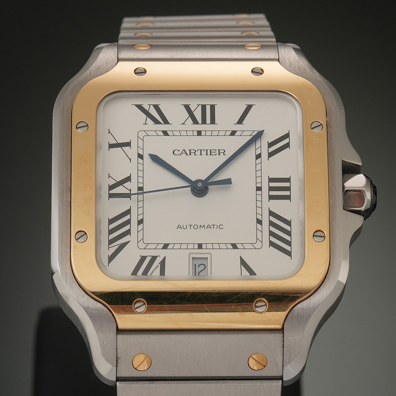 CARTIER(USED)까르띠에 산토스 드 까르띠에 라지 콤비 W2SA0009