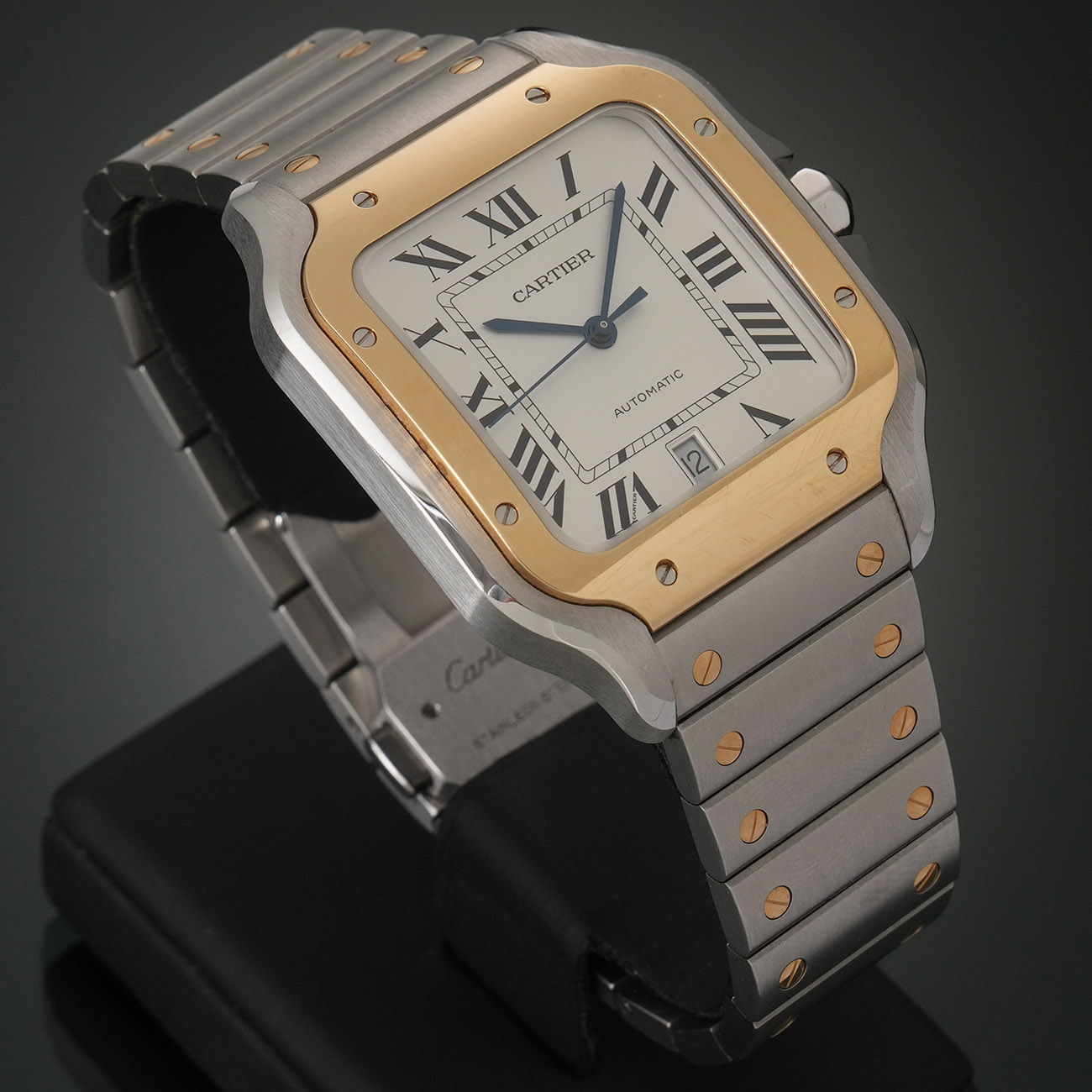 CARTIER(USED)까르띠에 산토스 드 까르띠에 라지 콤비 W2SA0009