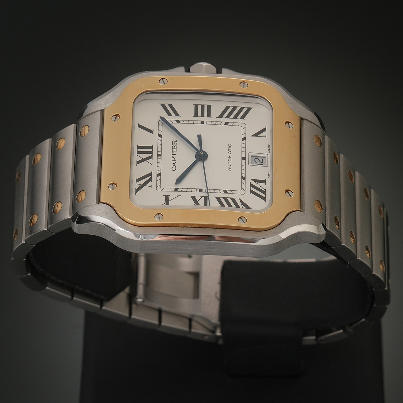 CARTIER(USED)까르띠에 산토스 드 까르띠에 라지 콤비 W2SA0009