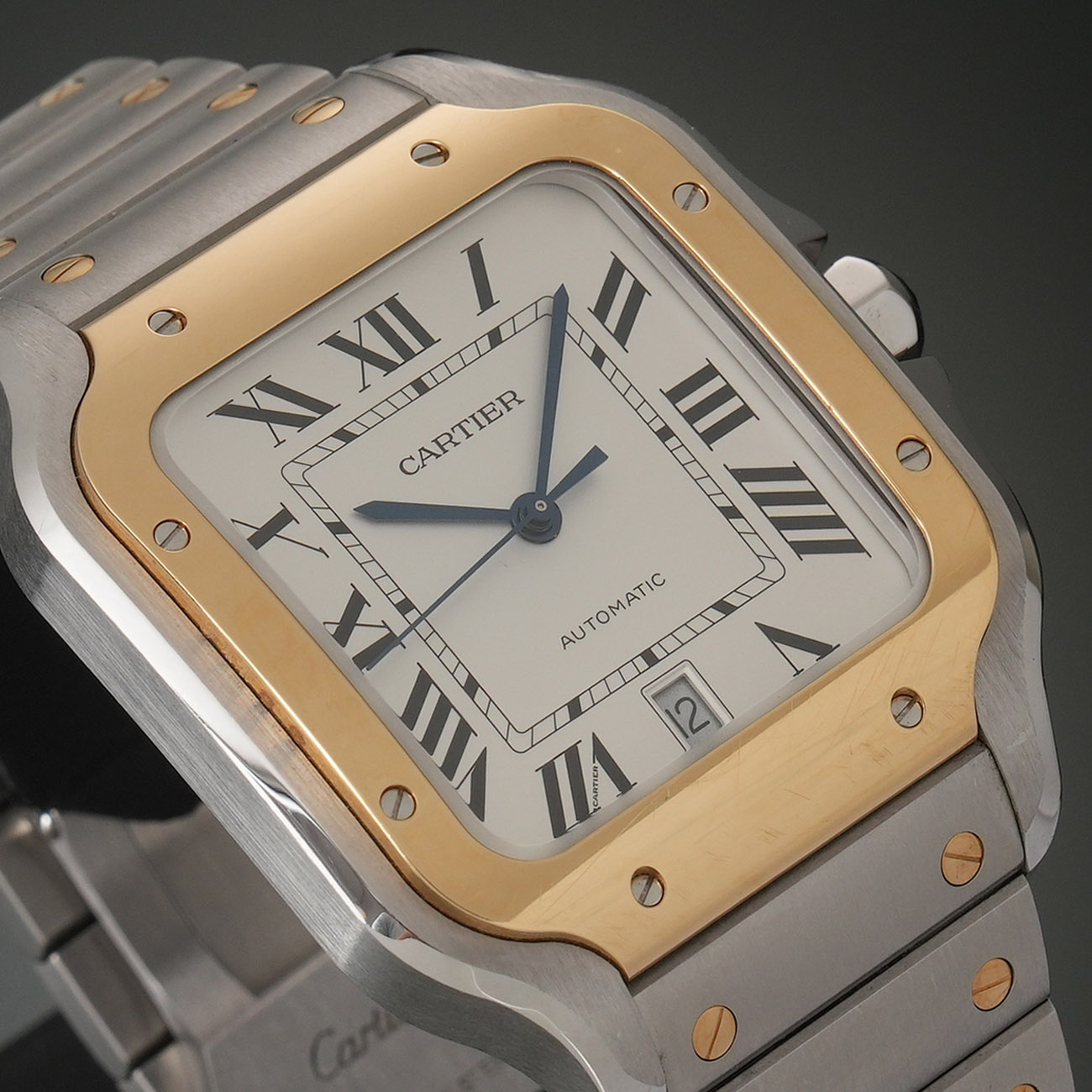 CARTIER(USED)까르띠에 산토스 드 까르띠에 라지 콤비 W2SA0009