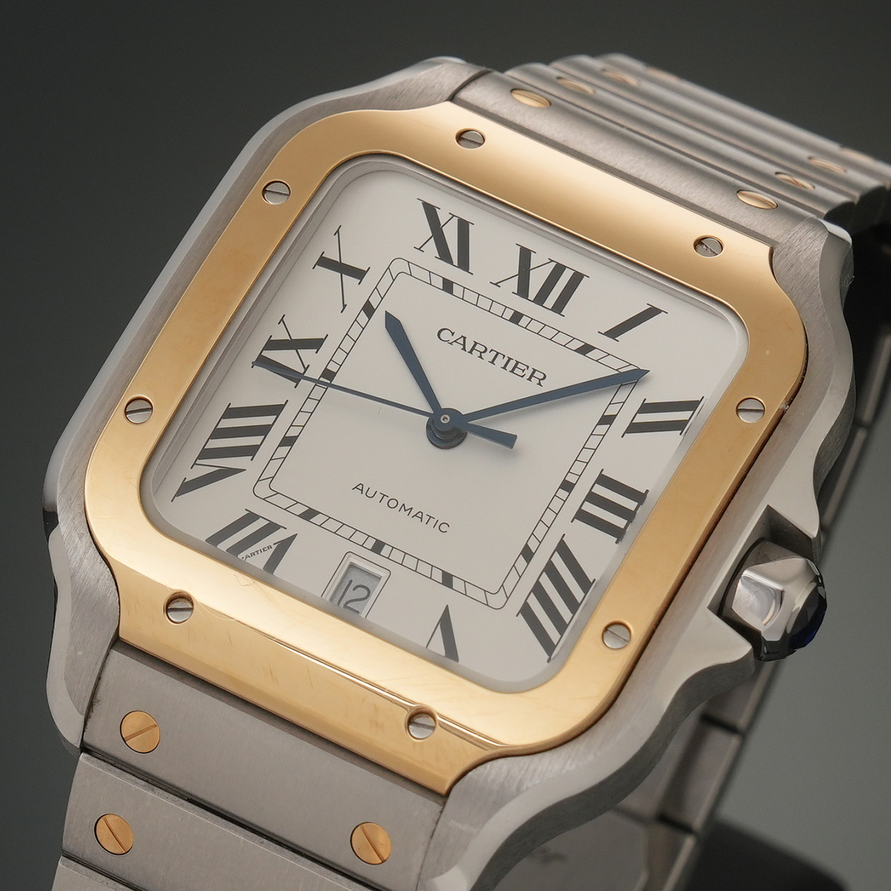 CARTIER(USED)까르띠에 산토스 드 까르띠에 라지 콤비 W2SA0009