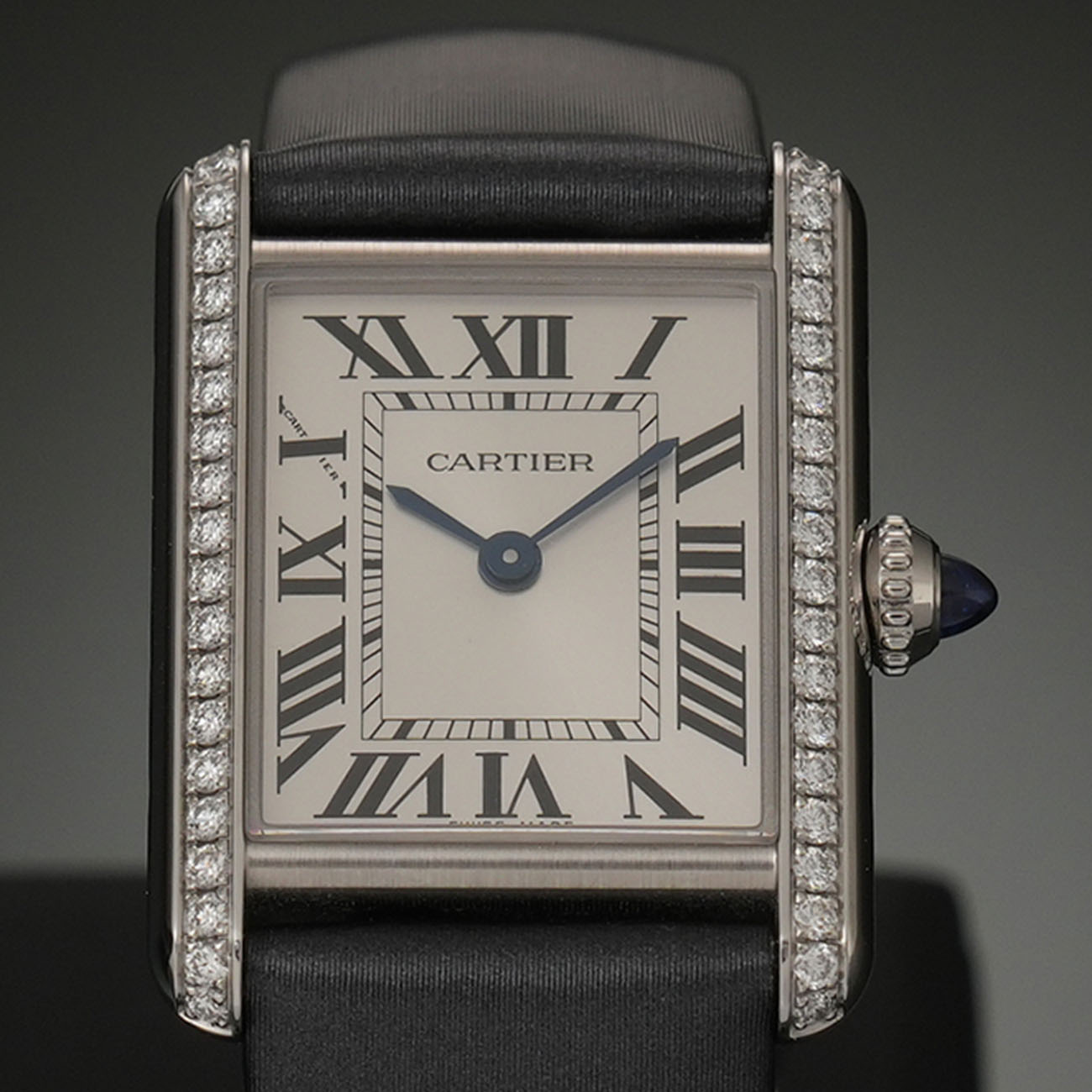 CARTIER(USED)까르띠에 탱크 머스트 스몰 다이아베젤 W4TA0016