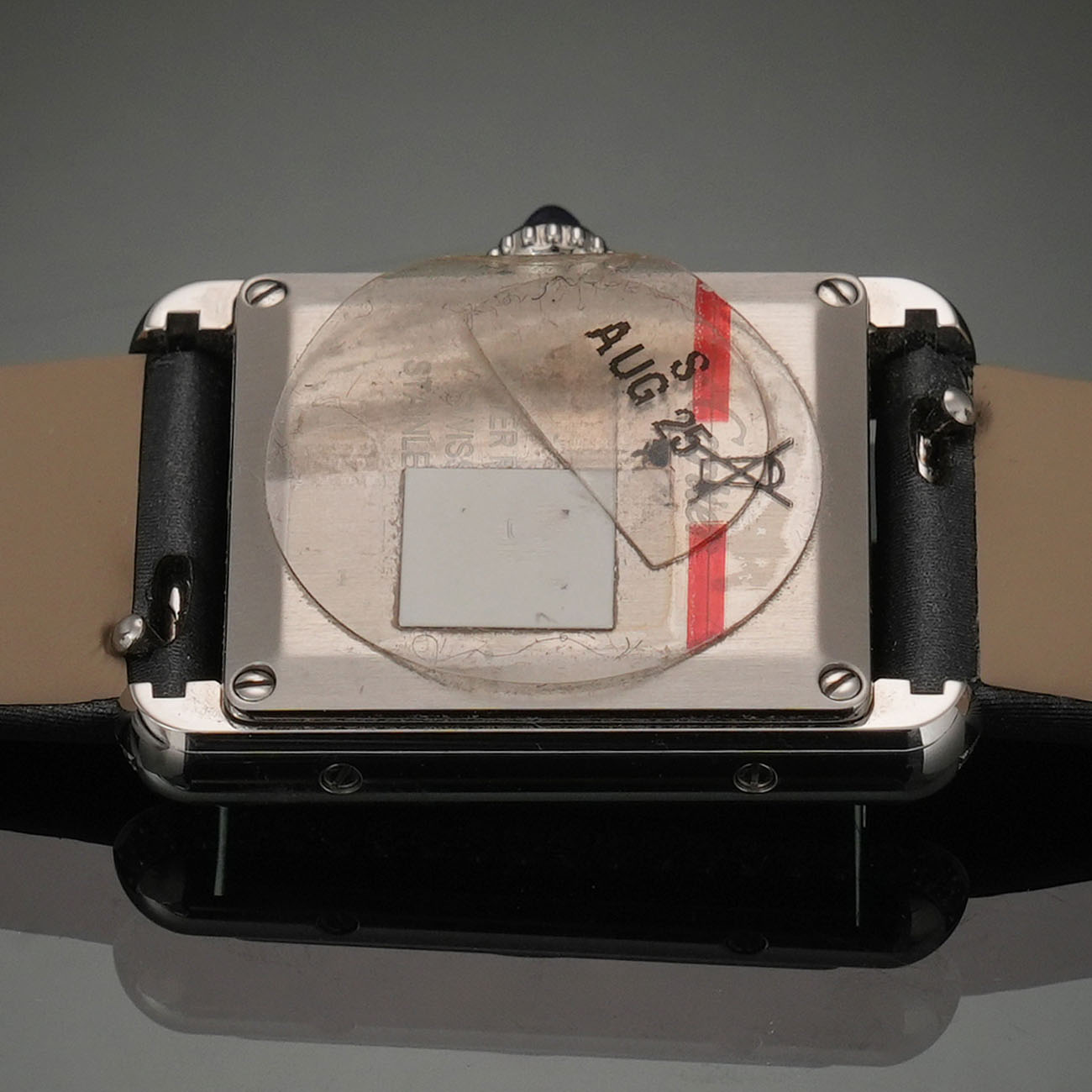 CARTIER(USED)까르띠에 탱크 머스트 스몰 다이아베젤 W4TA0016
