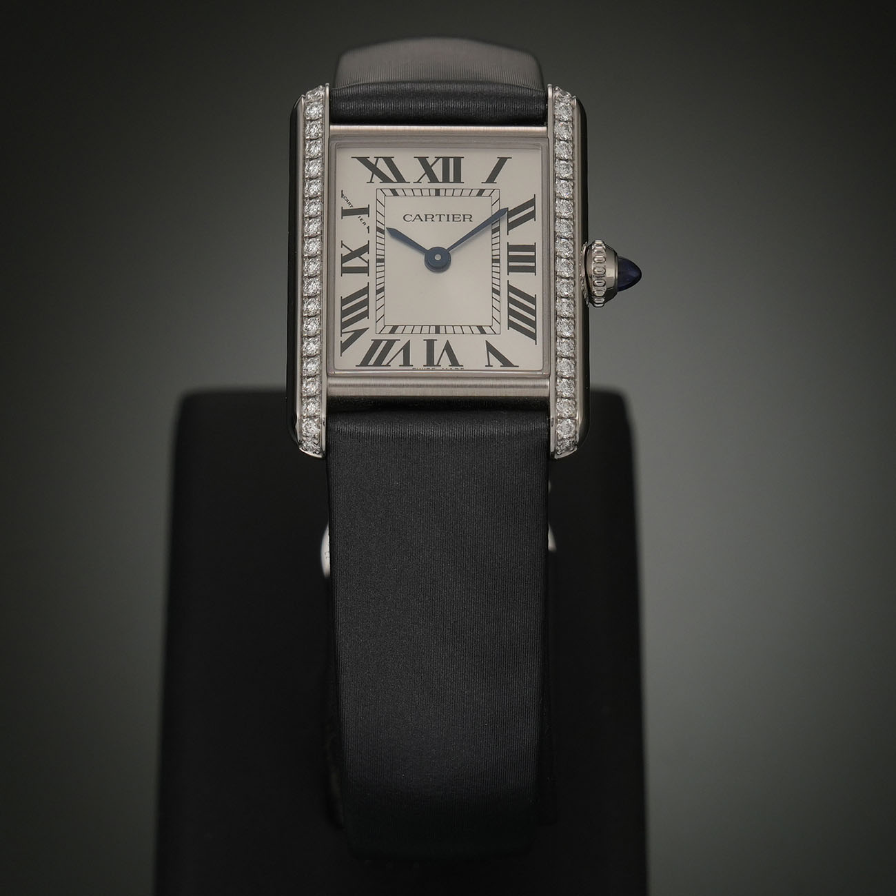 CARTIER(USED)까르띠에 탱크 머스트 스몰 다이아베젤 W4TA0016