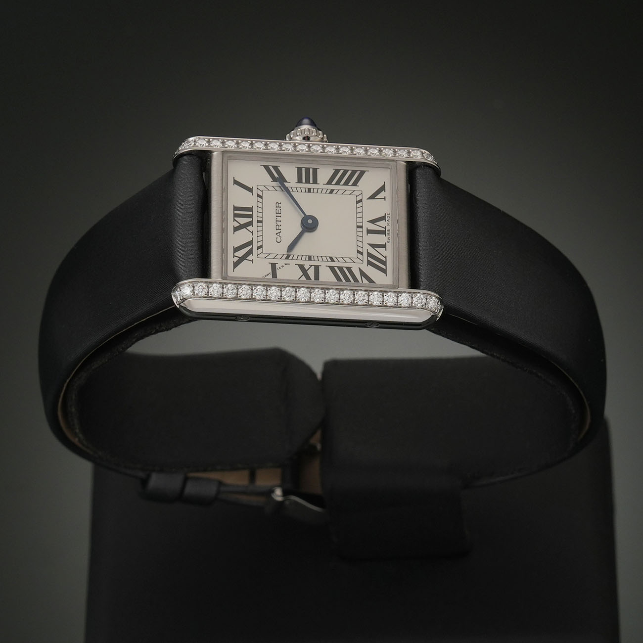 CARTIER(USED)까르띠에 탱크 머스트 스몰 다이아베젤 W4TA0016