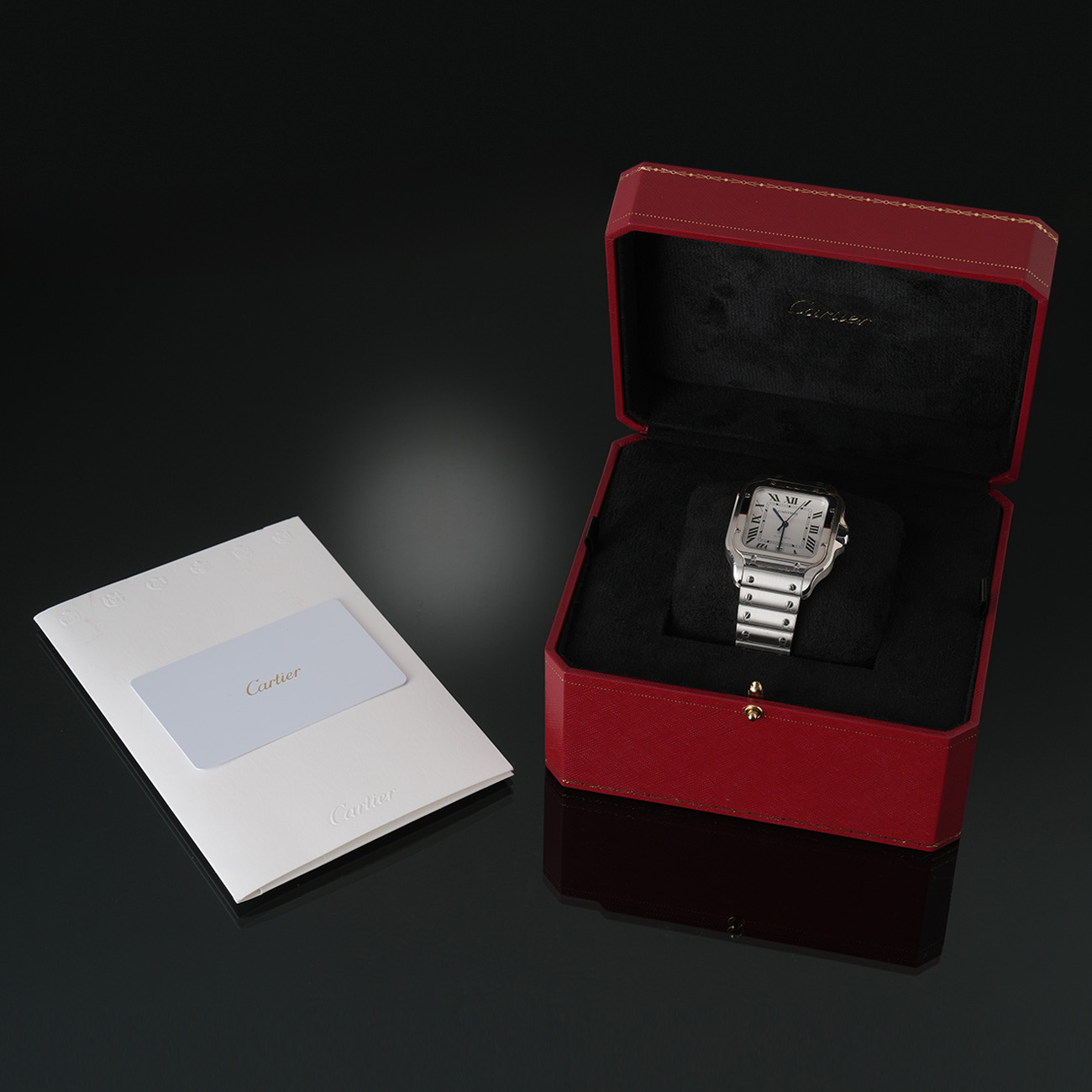 CARTIER(USED)까르띠에 산토스 라지 WSSA0018