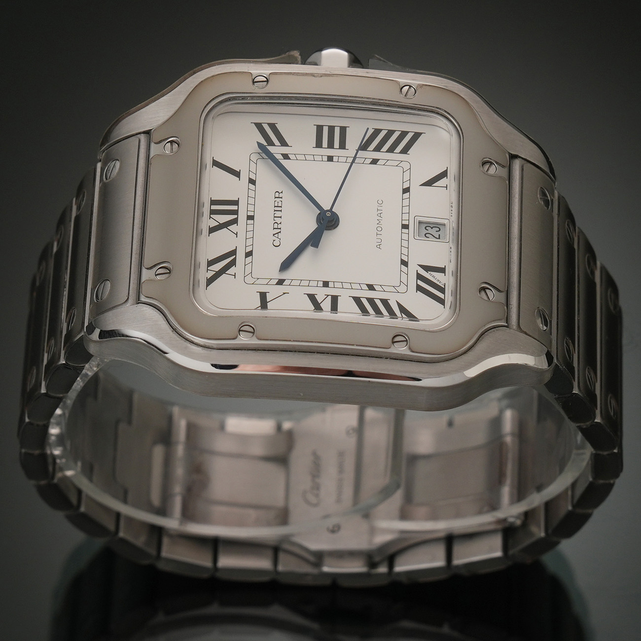 CARTIER(USED)까르띠에 산토스 라지 WSSA0018