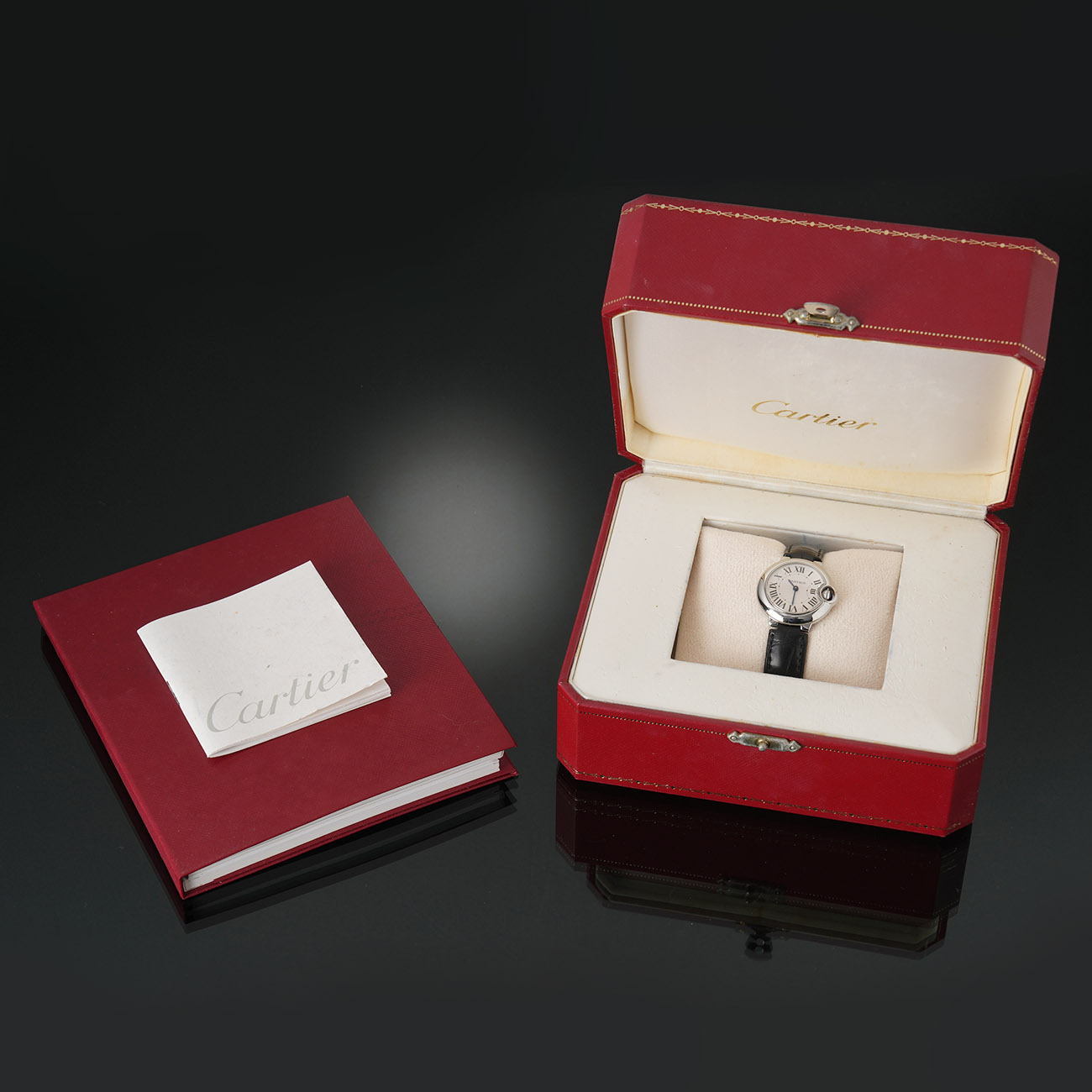 CARTIER(USED)까르띠에 발롱블루 28 쿼츠 W69018Z4