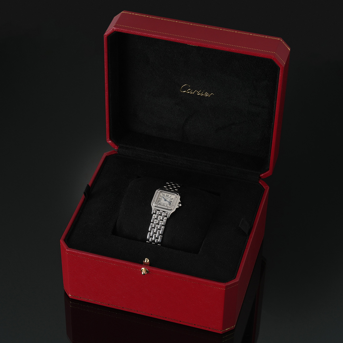 CARTIER(USED)까르띠에 팬더 드 까르띠에 스틸 스몰 쿼츠