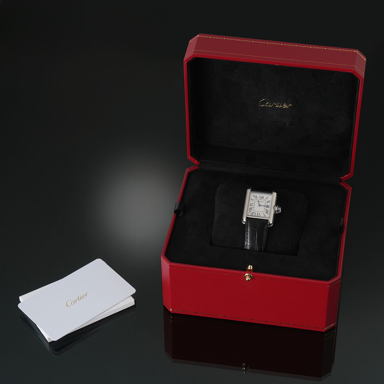 CARTIER(USED)까르띠에 탱크 머스트 라지 스틸 WSTA0052