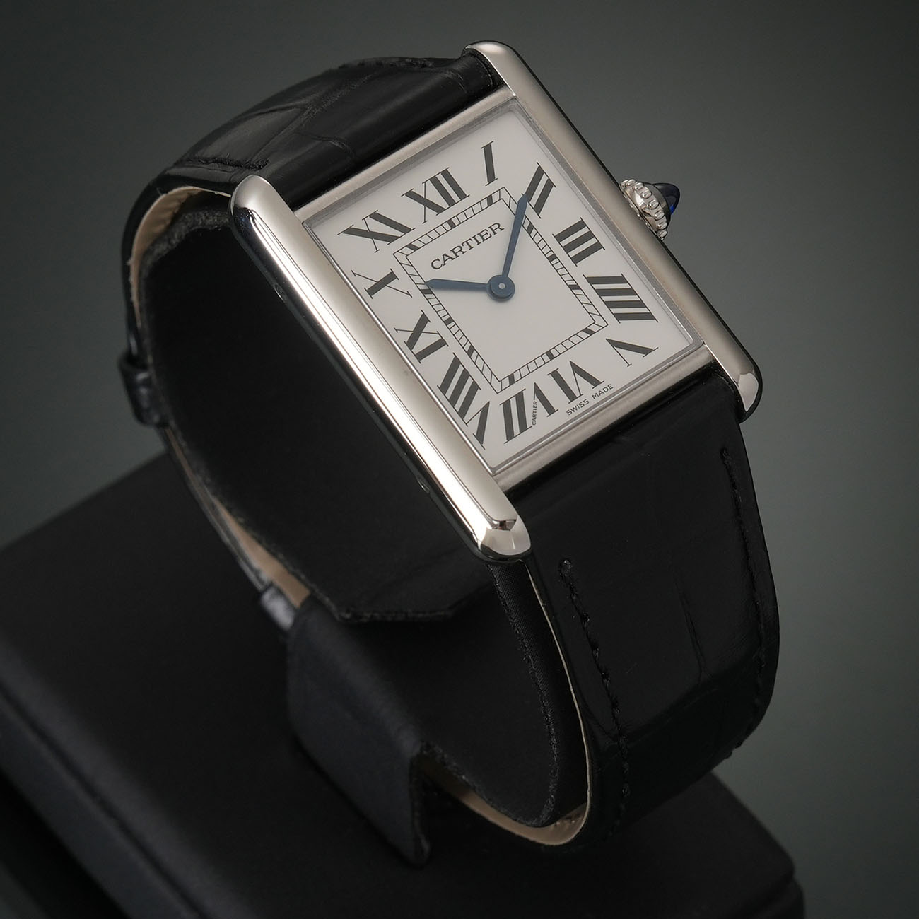 CARTIER(USED)까르띠에 탱크 머스트 라지 스틸 WSTA0052