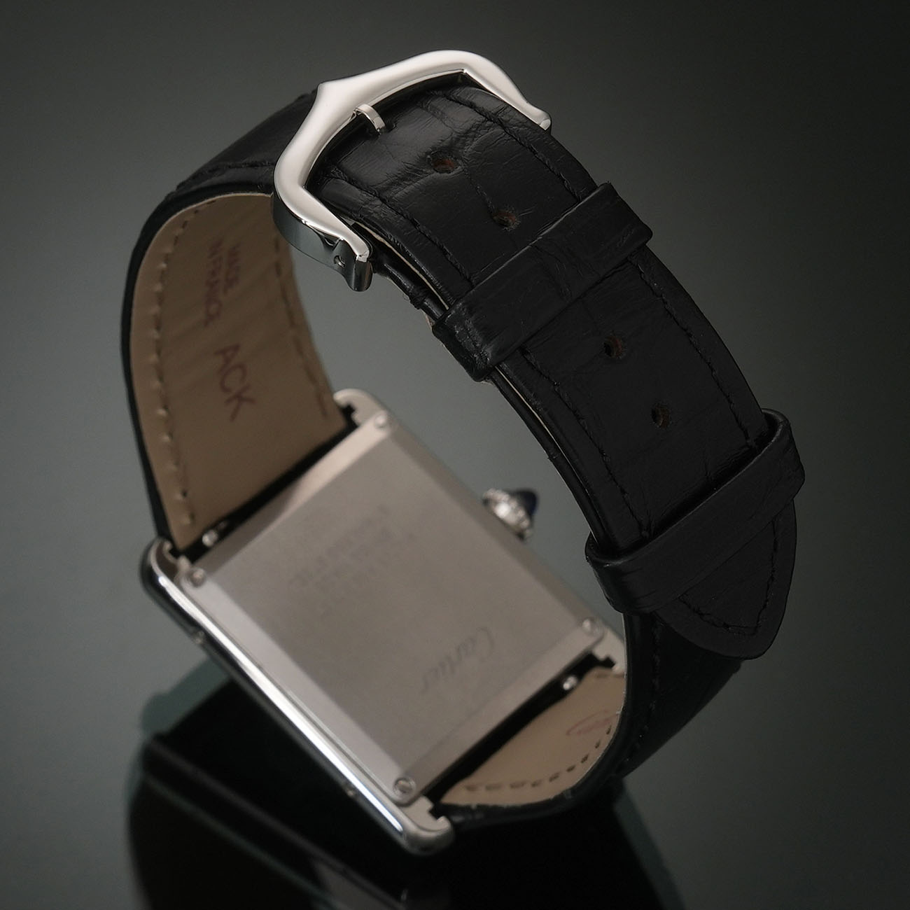 CARTIER(USED)까르띠에 탱크 머스트 라지 스틸 WSTA0052