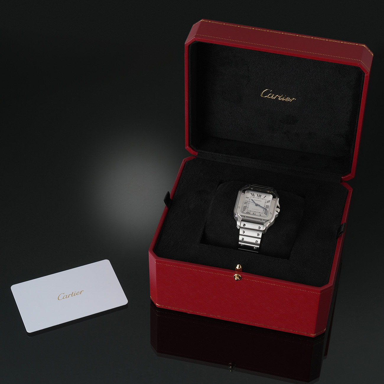 CARTIER(USED)까르띠에 산토스 드 까르띠에 미듐 WSSA0029