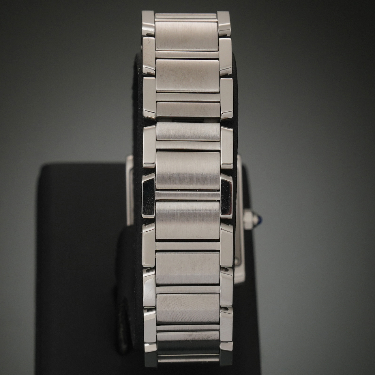 CARTIER(USED)까르띠에 탱크 프랑세즈 스몰 다이아베젤 W4TA0008