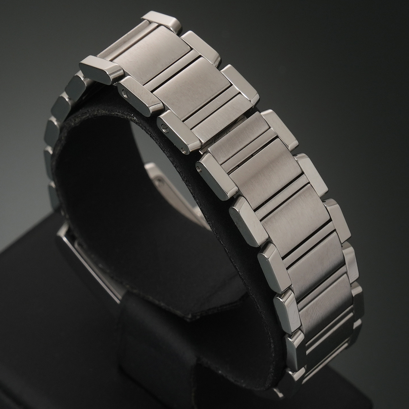 CARTIER(USED)까르띠에 탱크 프랑세즈 스몰 다이아베젤 W4TA0008