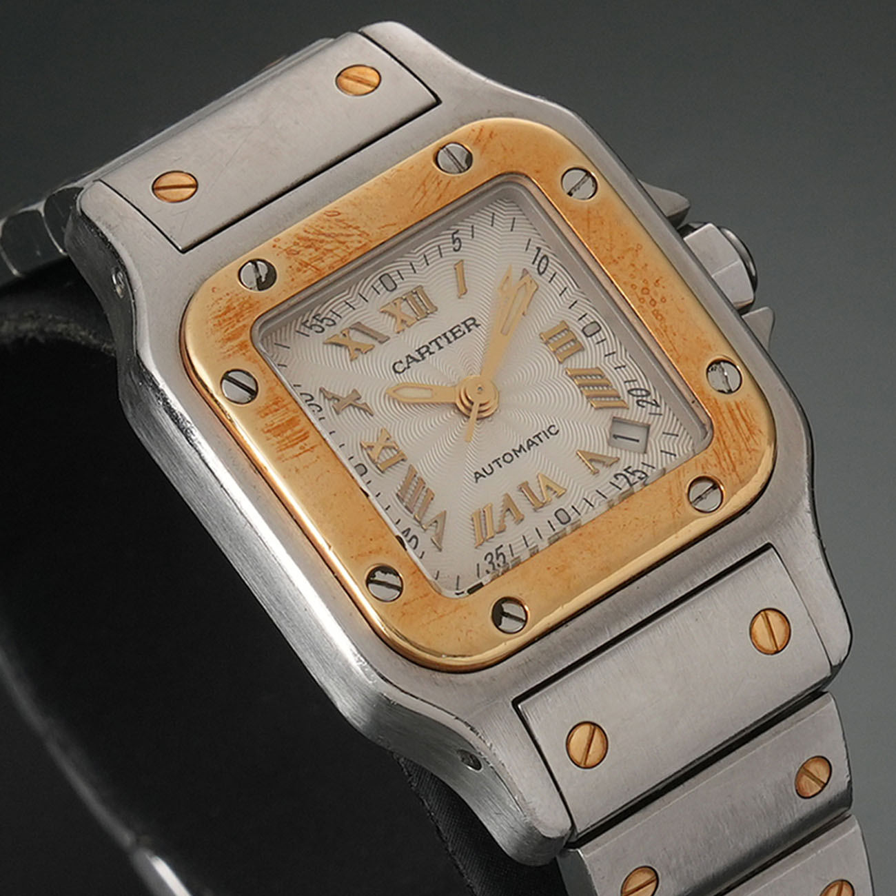 CARTIER(USED)까르띠에 산토스 갈베 콤비 스몰 워치 W20045C