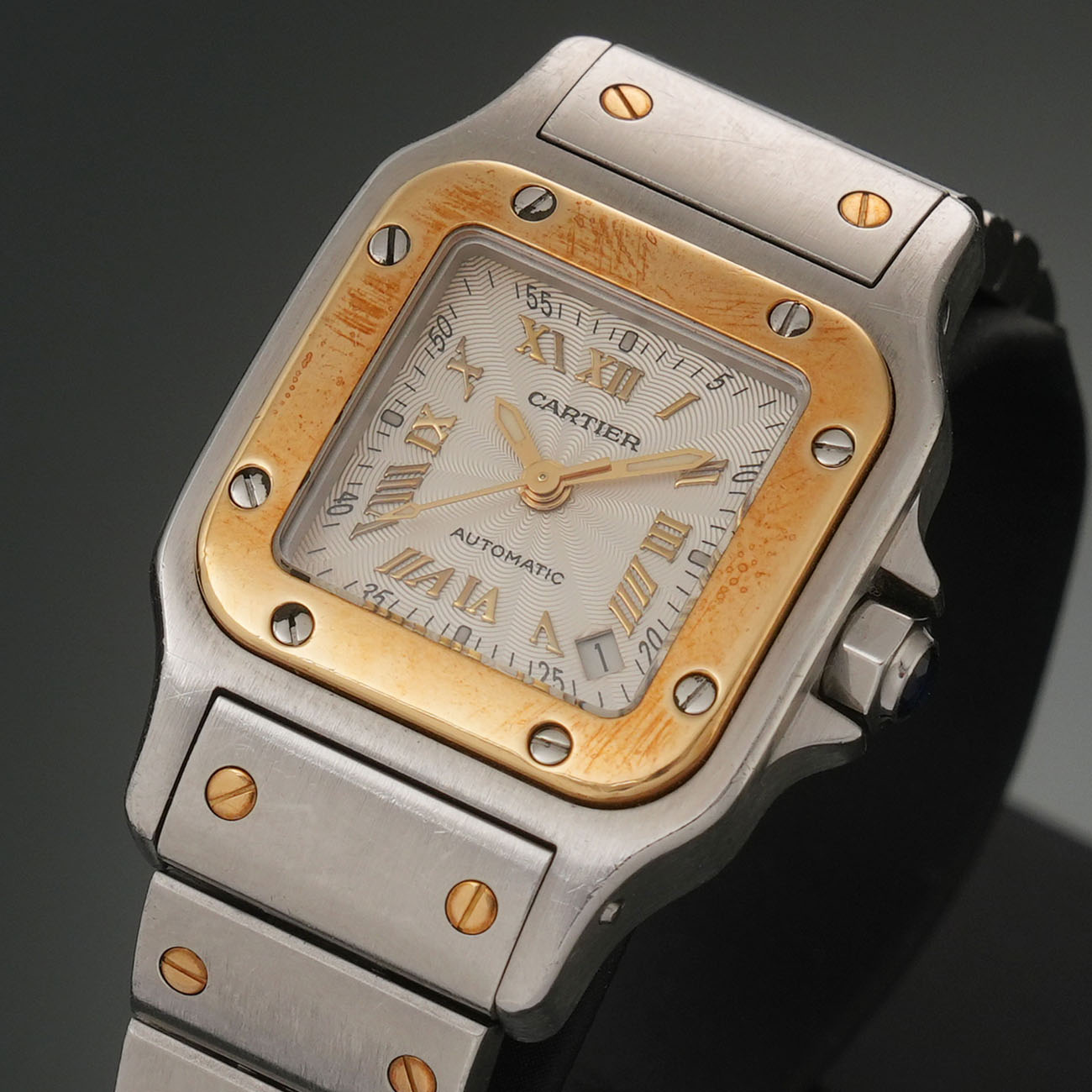CARTIER(USED)까르띠에 산토스 갈베 콤비 스몰 워치 W20045C