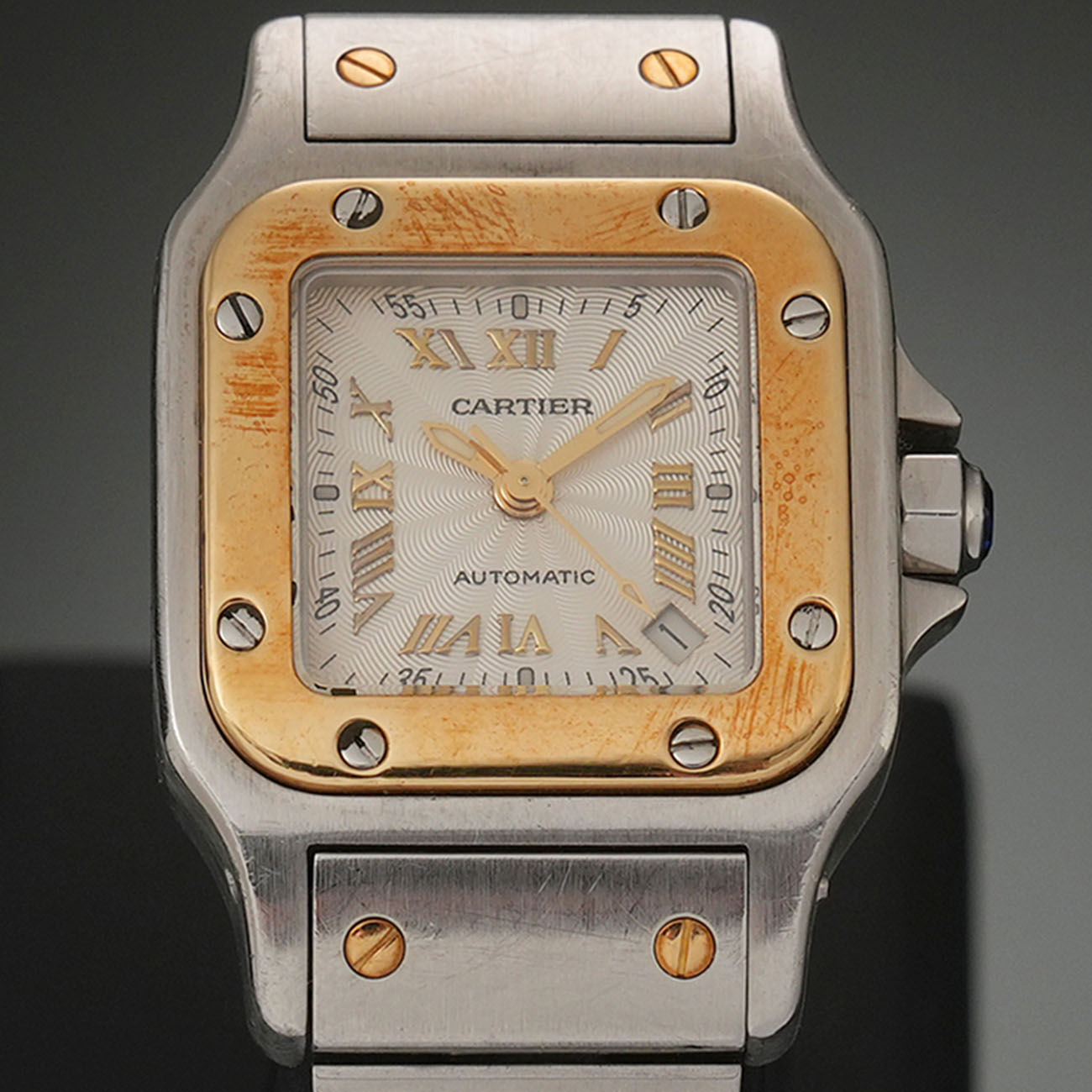 CARTIER(USED)까르띠에 산토스 갈베 콤비 스몰 워치 W20045C