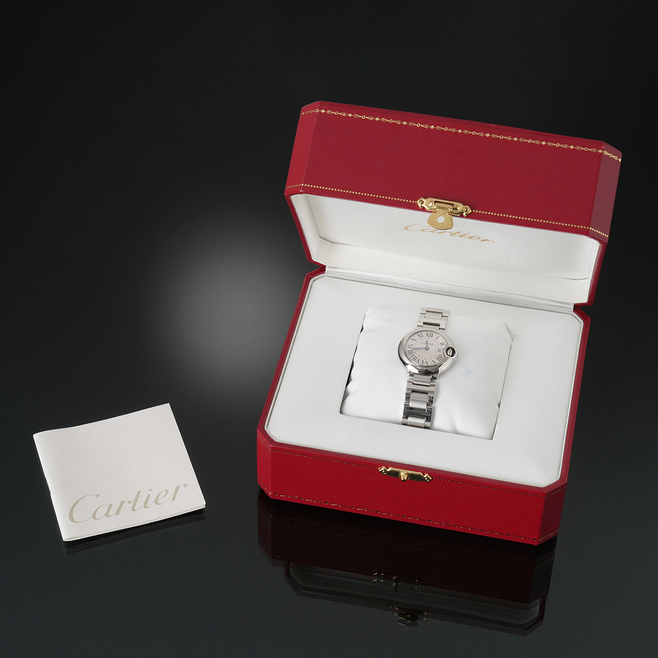 CARTIER(USED)까르띠에 발롱블루 28 쿼츠 W69010Z4