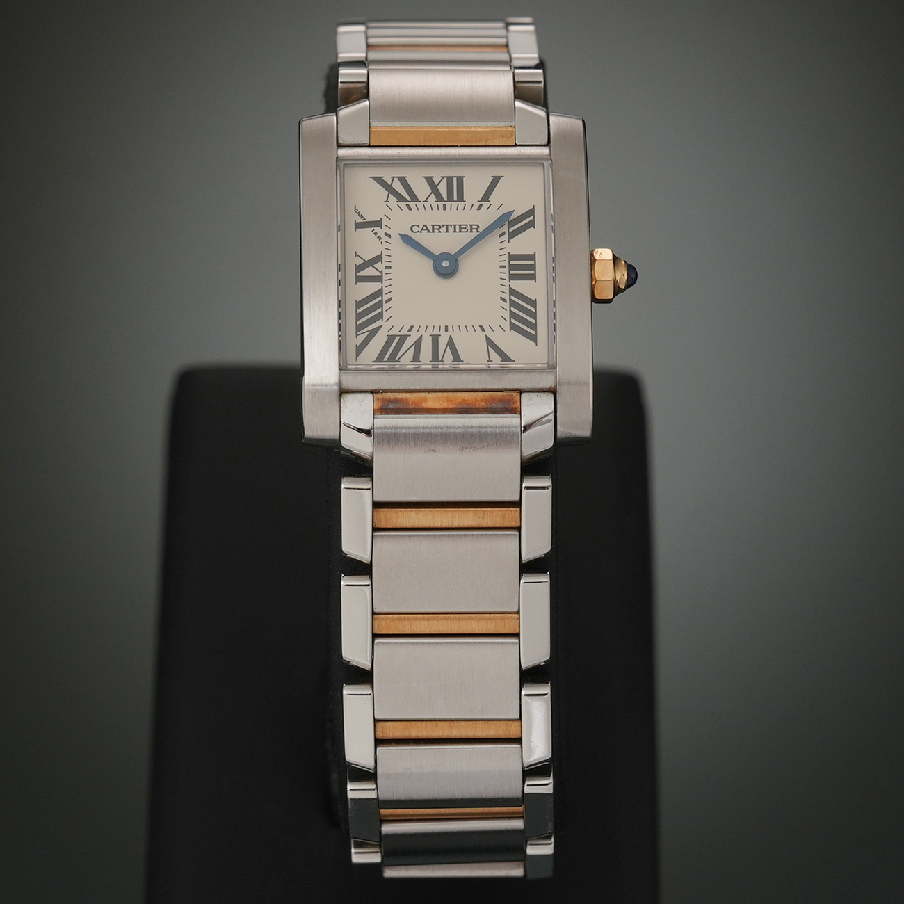 CARTIER(USED)까르띠에 탱크 프랑세즈 콤비 W51007Q4