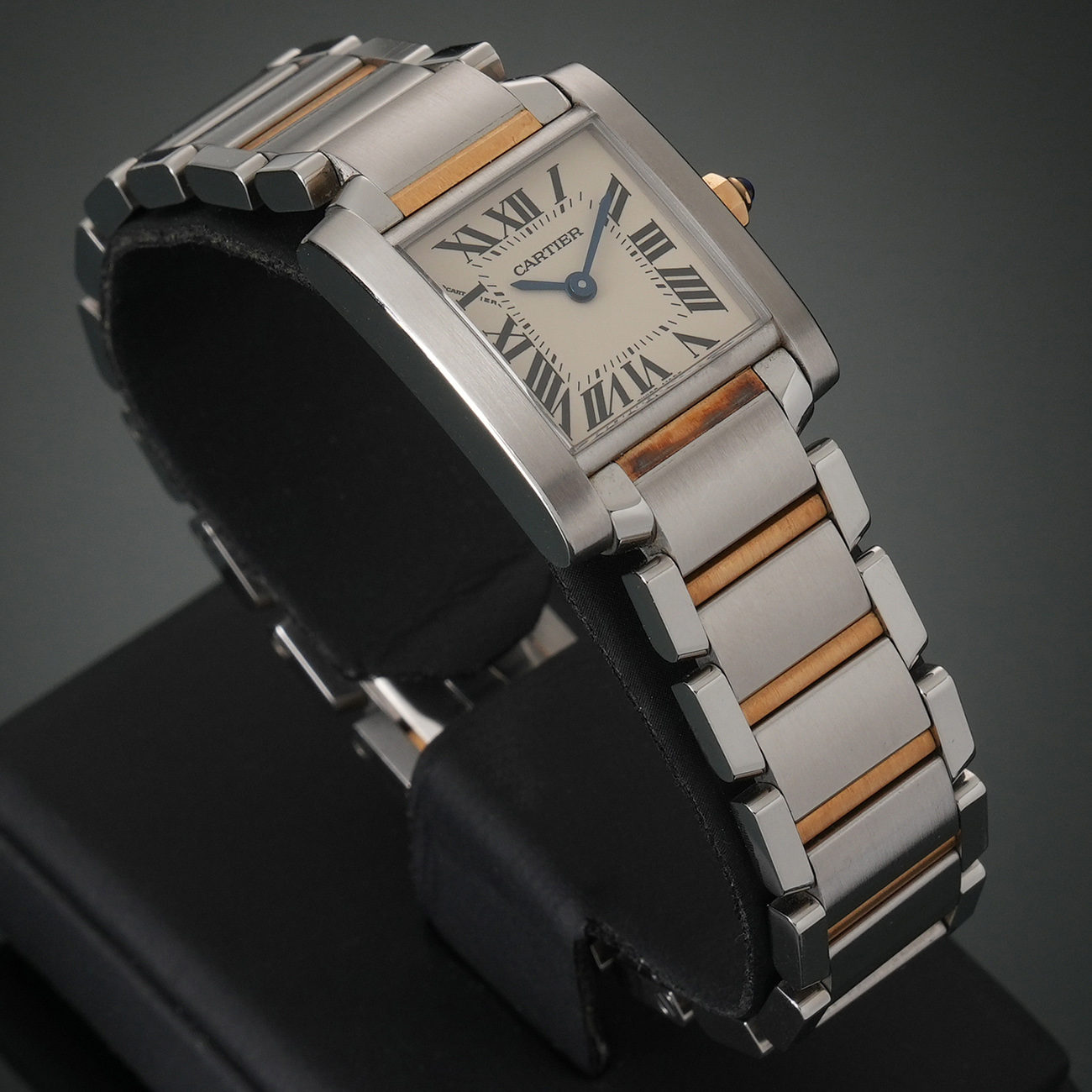 CARTIER(USED)까르띠에 탱크 프랑세즈 콤비 W51007Q4