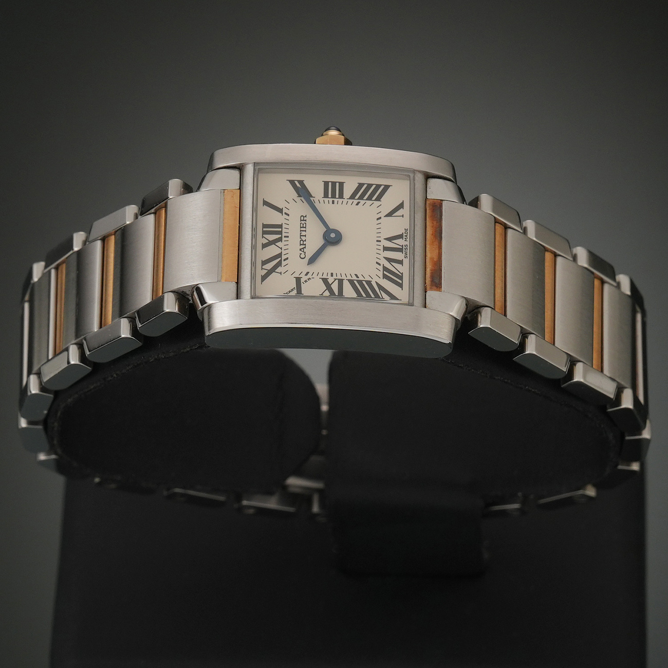CARTIER(USED)까르띠에 탱크 프랑세즈 콤비 W51007Q4