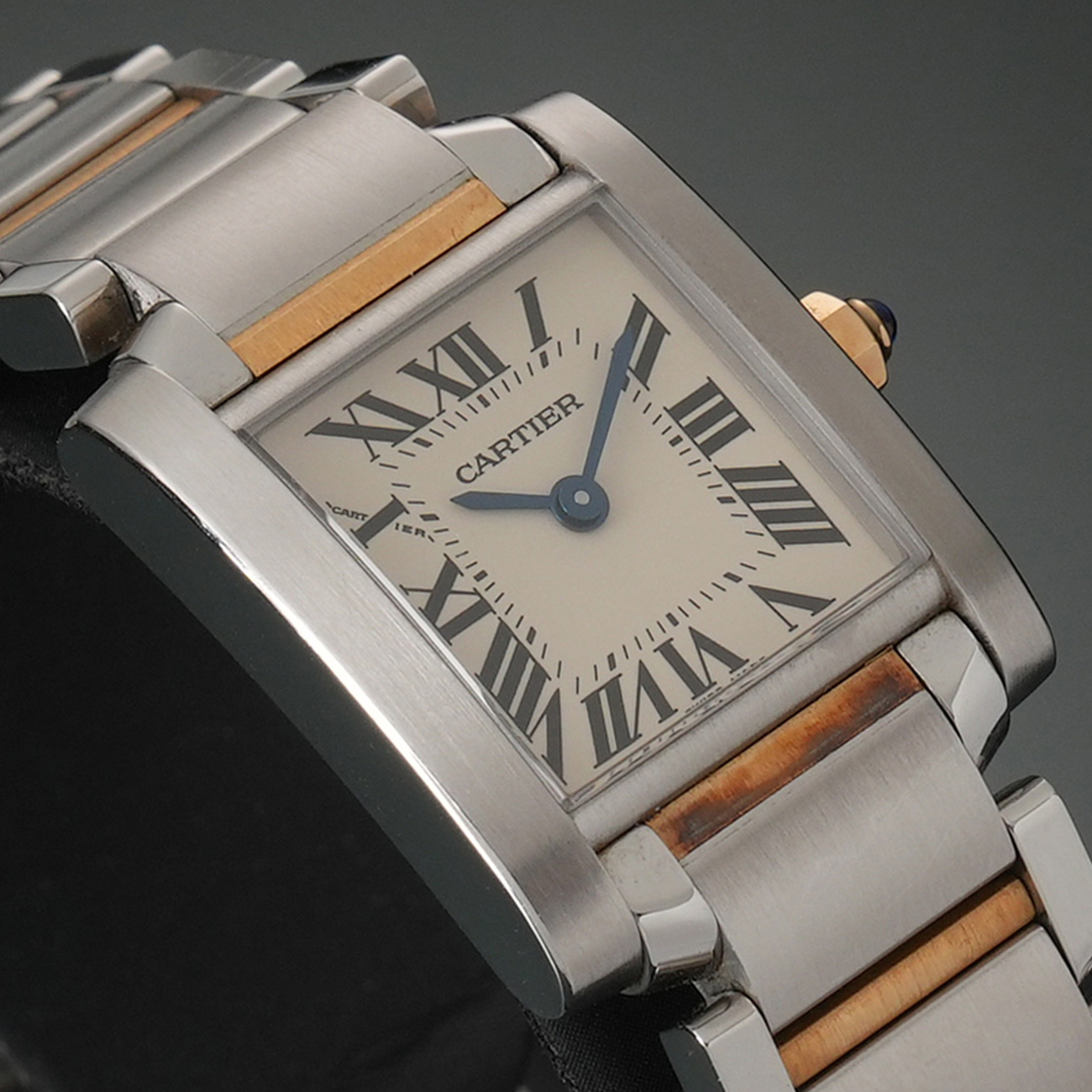 CARTIER(USED)까르띠에 탱크 프랑세즈 콤비 W51007Q4