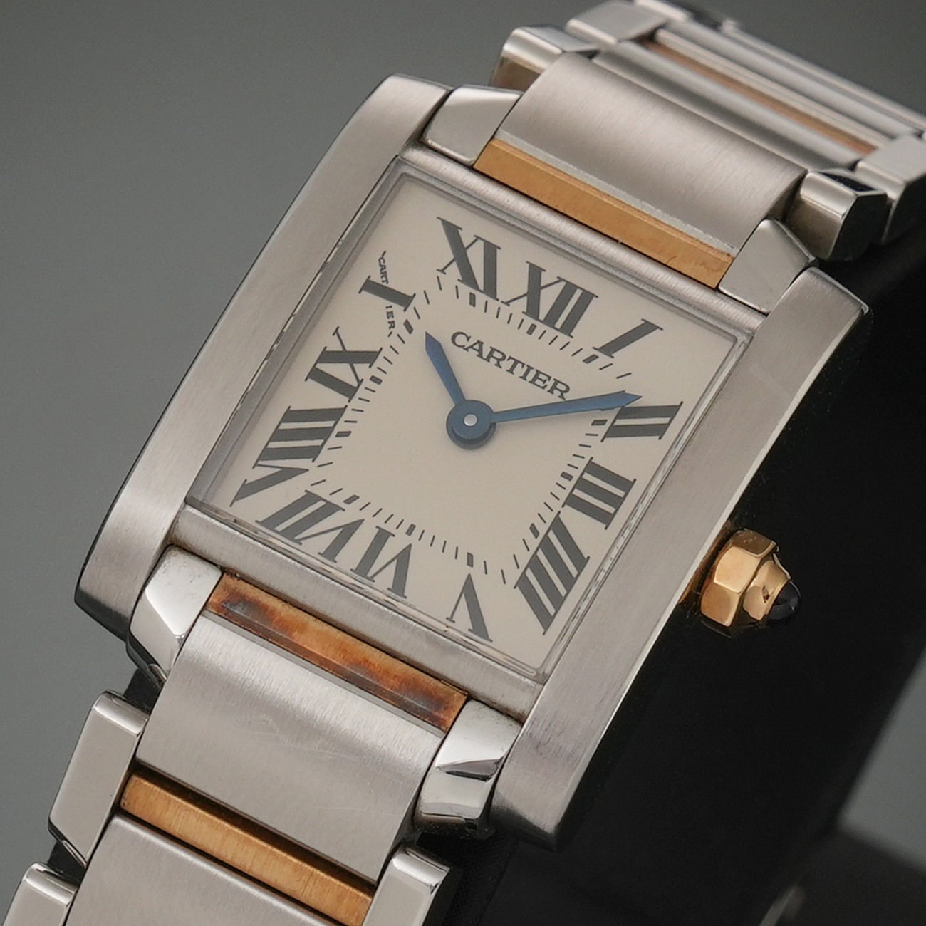 CARTIER(USED)까르띠에 탱크 프랑세즈 콤비 W51007Q4