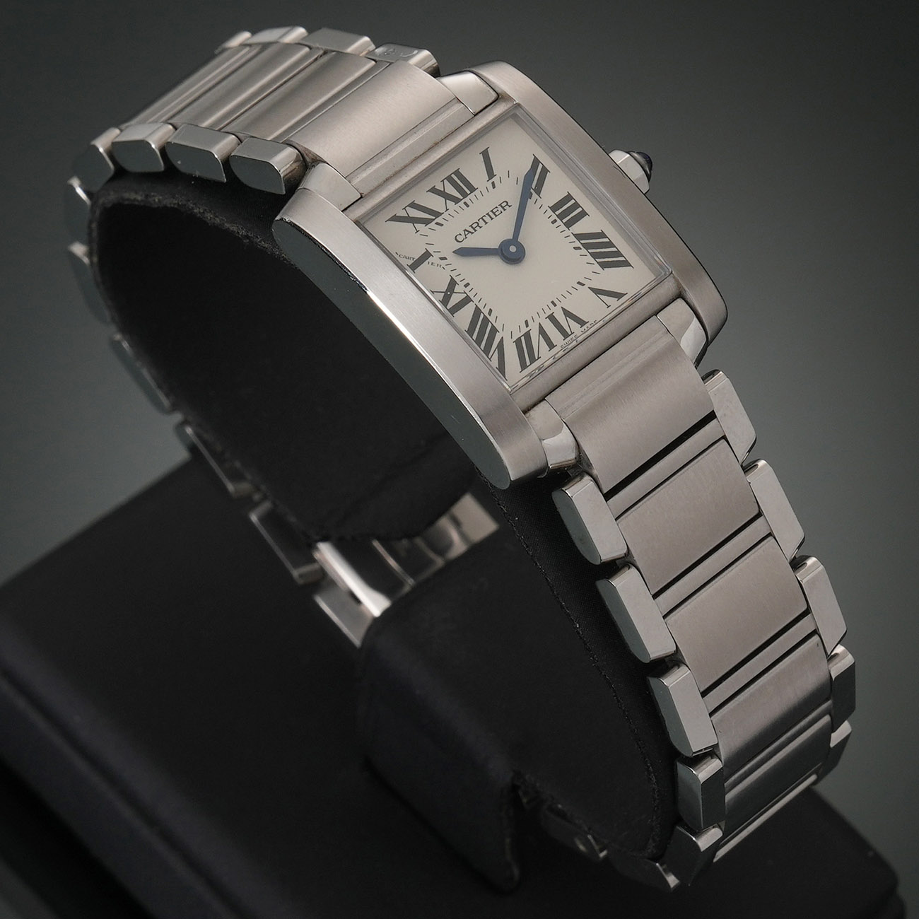 CARTIER(USED)까르띠에 탱크 프랑세즈 스몰 쿼츠 W51008Q3